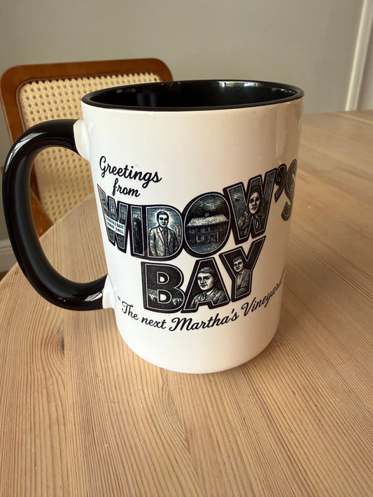Widows Bay Mug, Horror Comedy Tv Show Mug