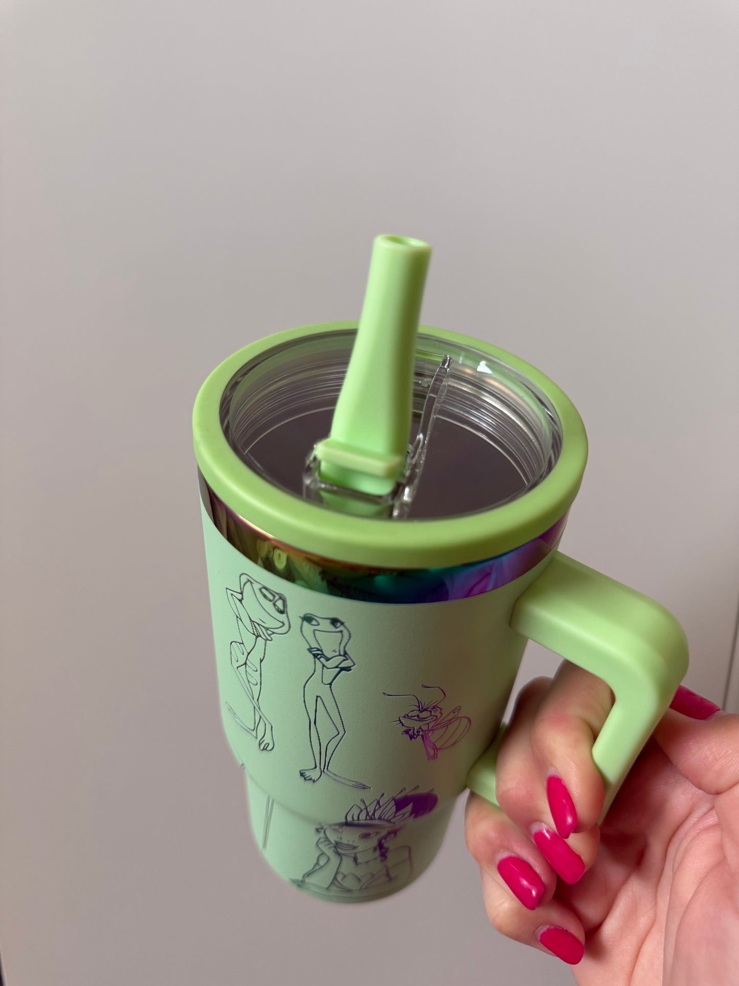 Tiana Princess FreeSip 20oz Engraved Tumbler Princess and the Frog