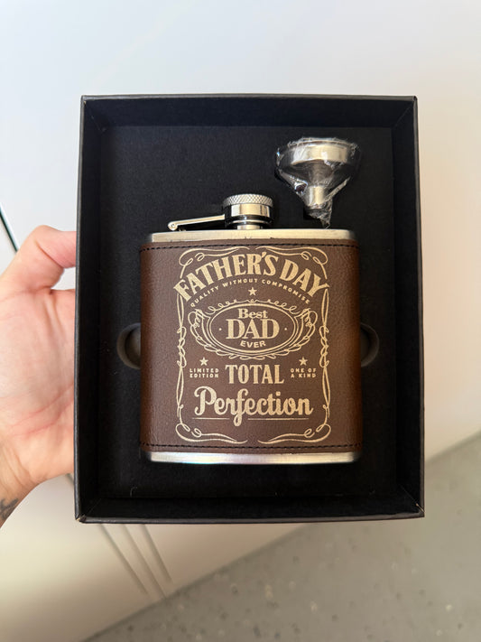 Father’s Day Whiskey 6oz Hip Flask
