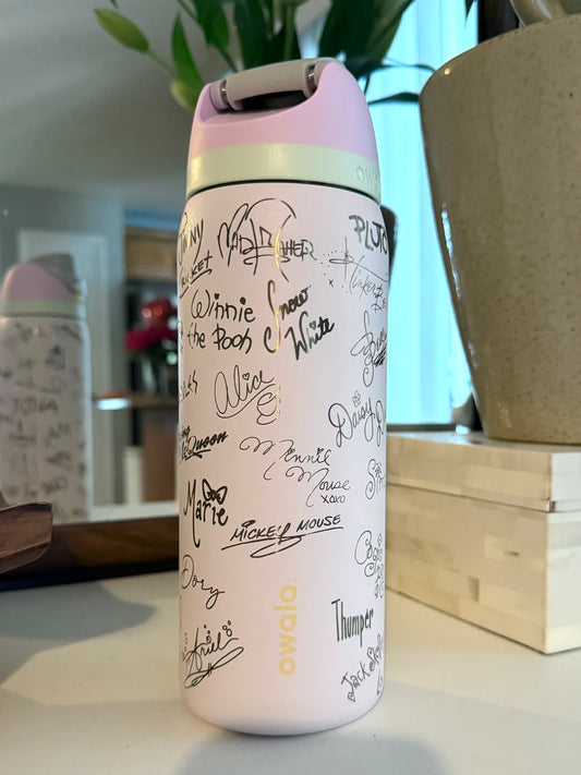 Disney Autographs All Pals Owala Engraved Free Sip