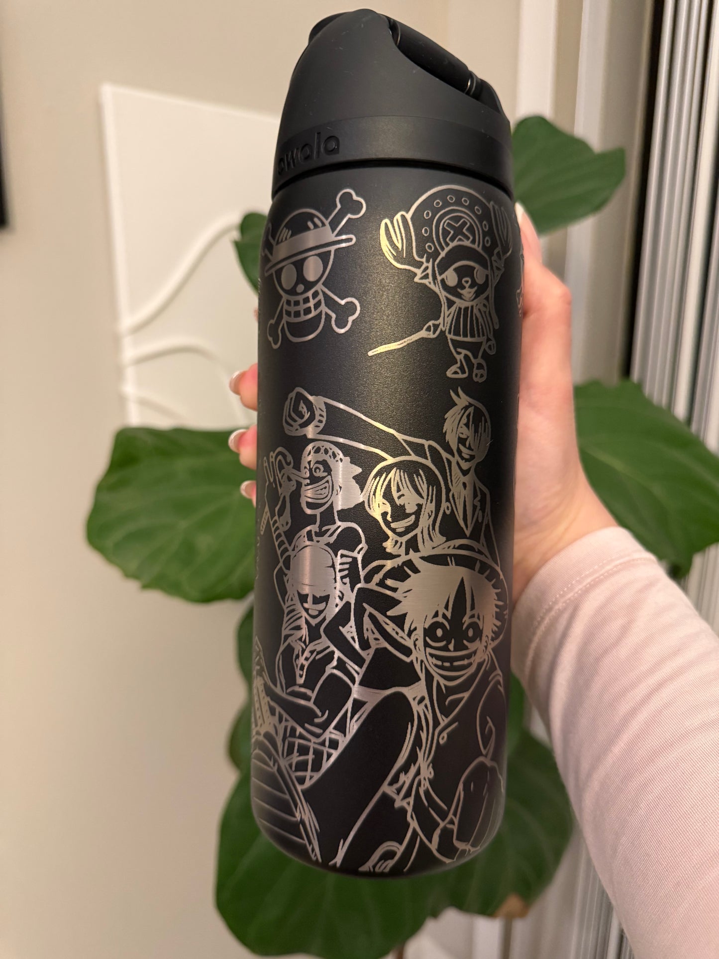 One Piece Manga Engraved Owala Tumbler