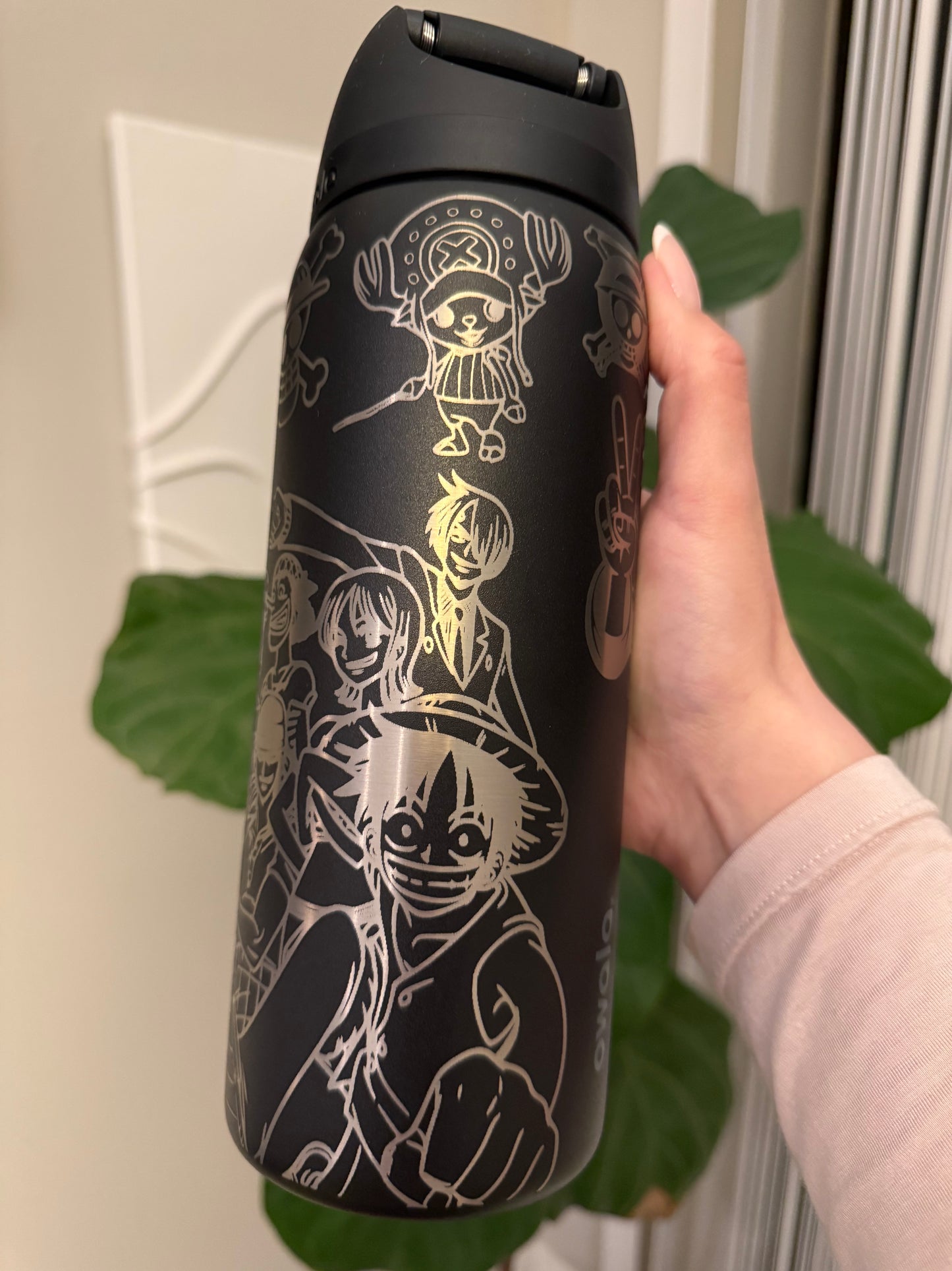 One Piece Manga Engraved Owala Tumbler