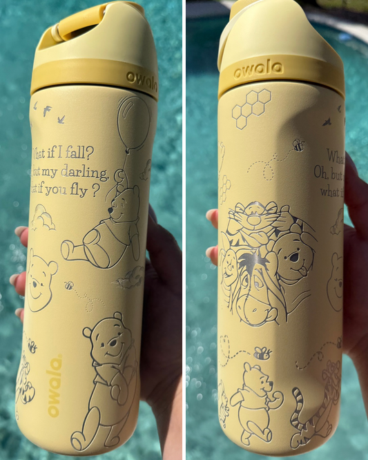 Honey Bear Engraved Owala Free Sip 24oz