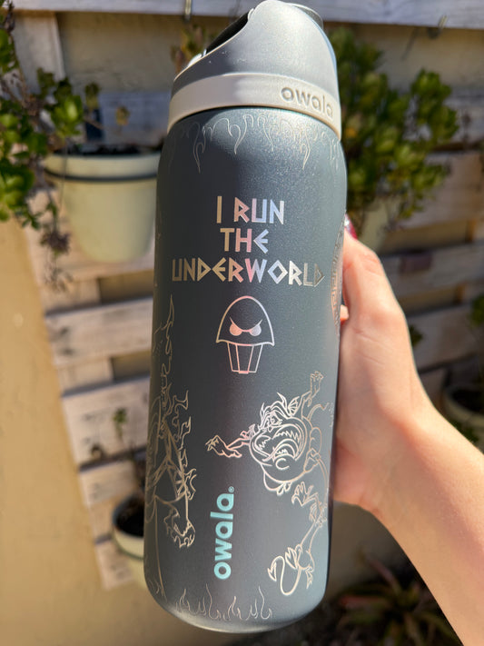 Villains Hades Owala Engraved Tumbler, 32oz