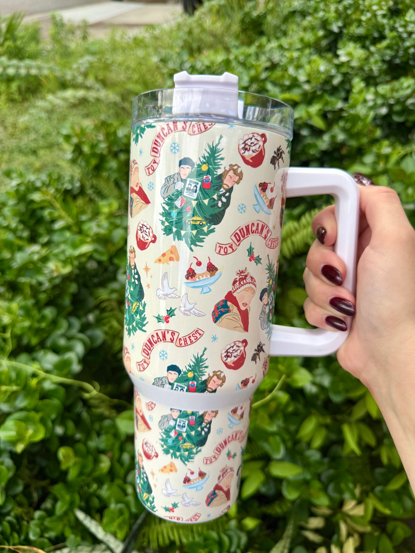 Home Alone Christmas 40oz Tumbler with Side Handle