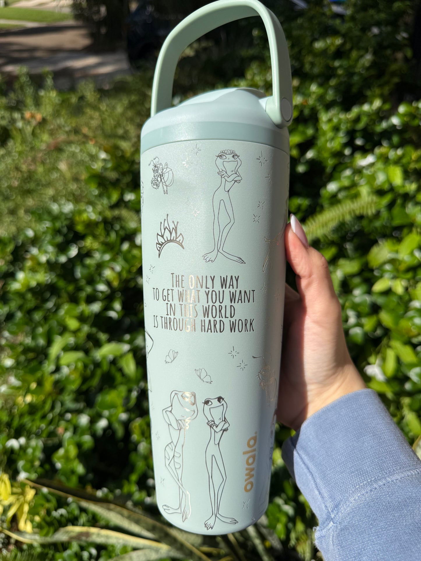 Tiana Princess and the Frog, Engraved Owala Sip Sway
