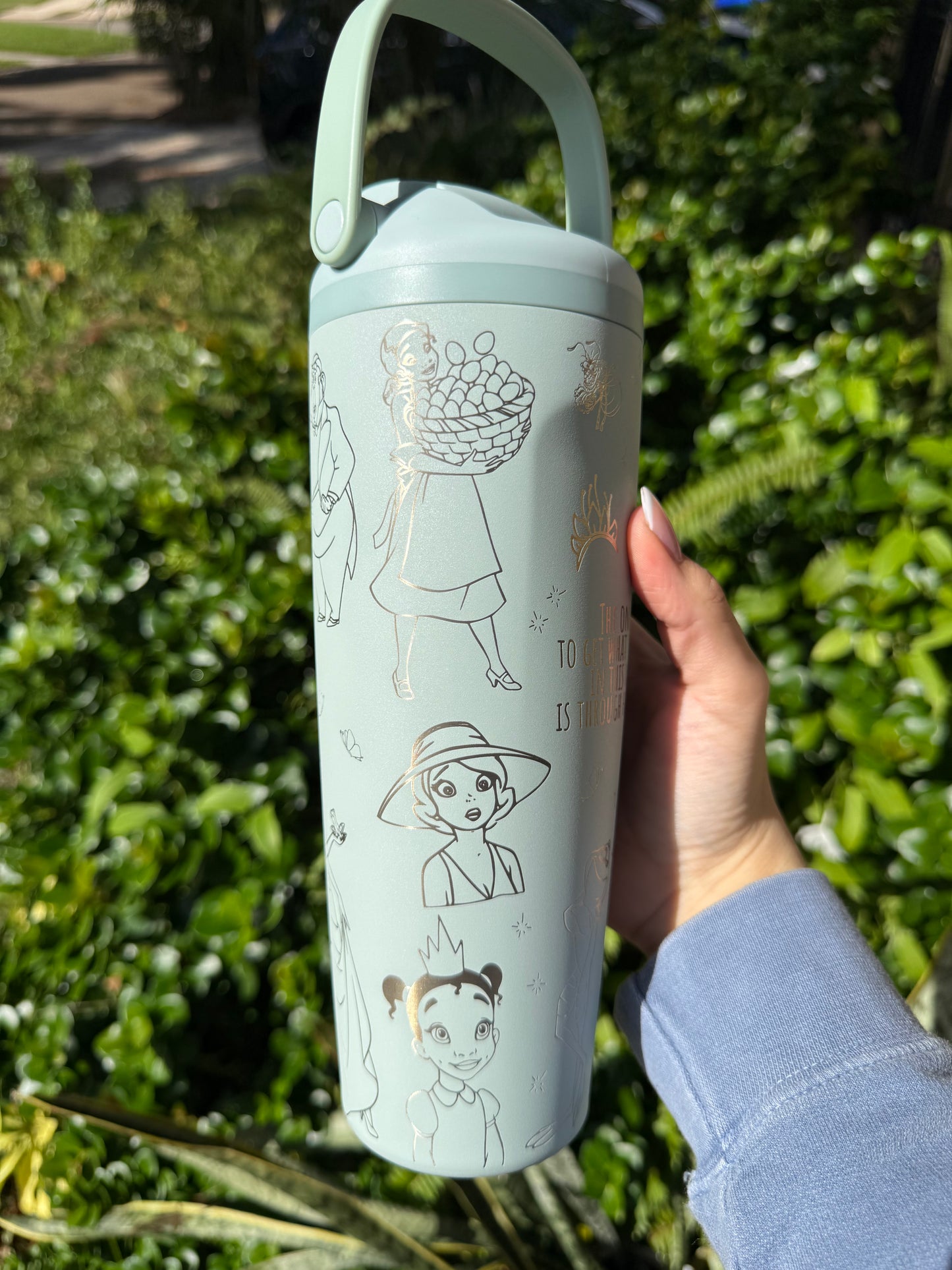 Tiana Princess and the Frog, Engraved Owala Sip Sway