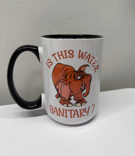 Tarzan Elephant Water Sanitary Mug, 16oz Mug