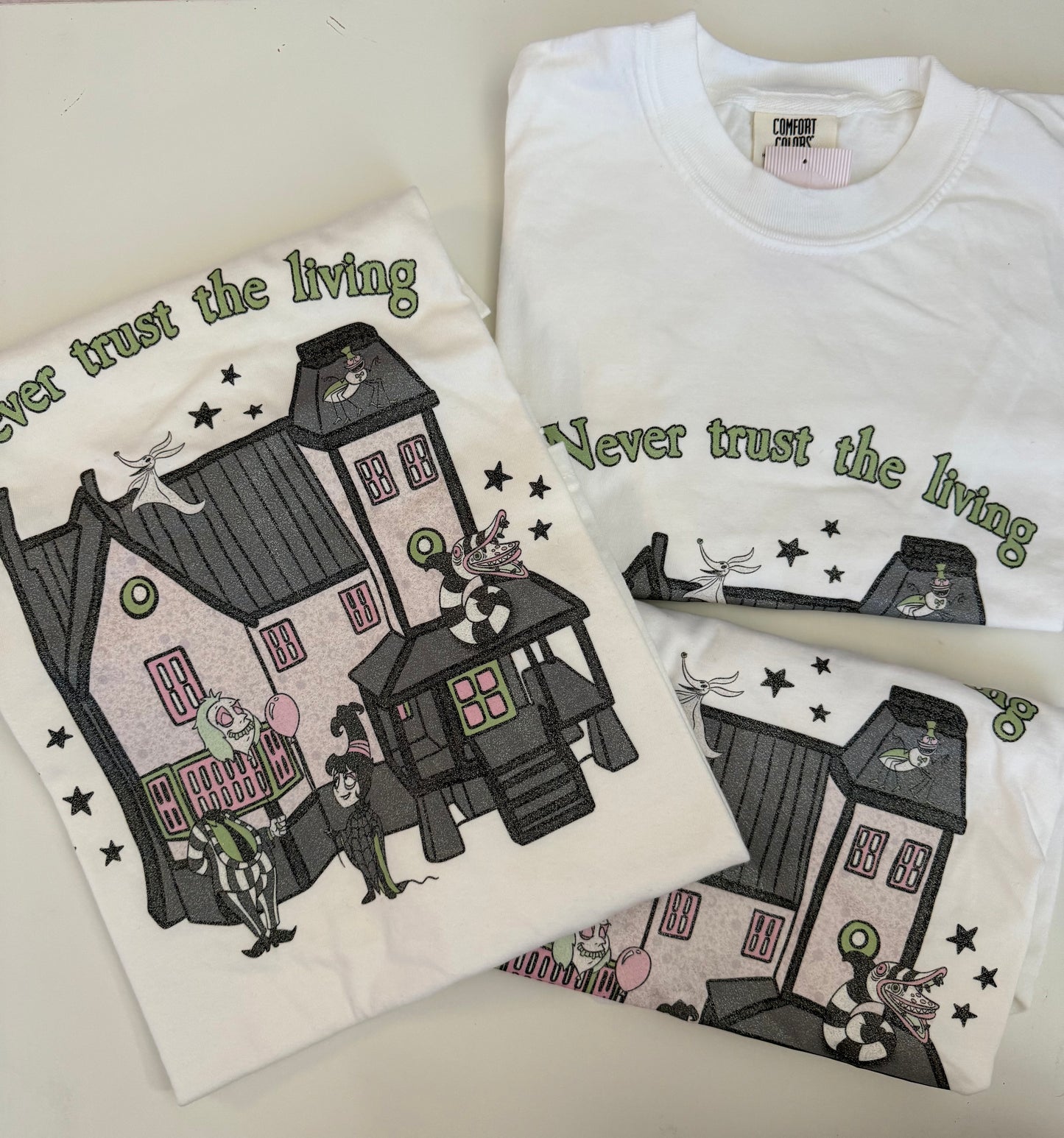 T Shirt Sale, Green Halloween Movie Glitter