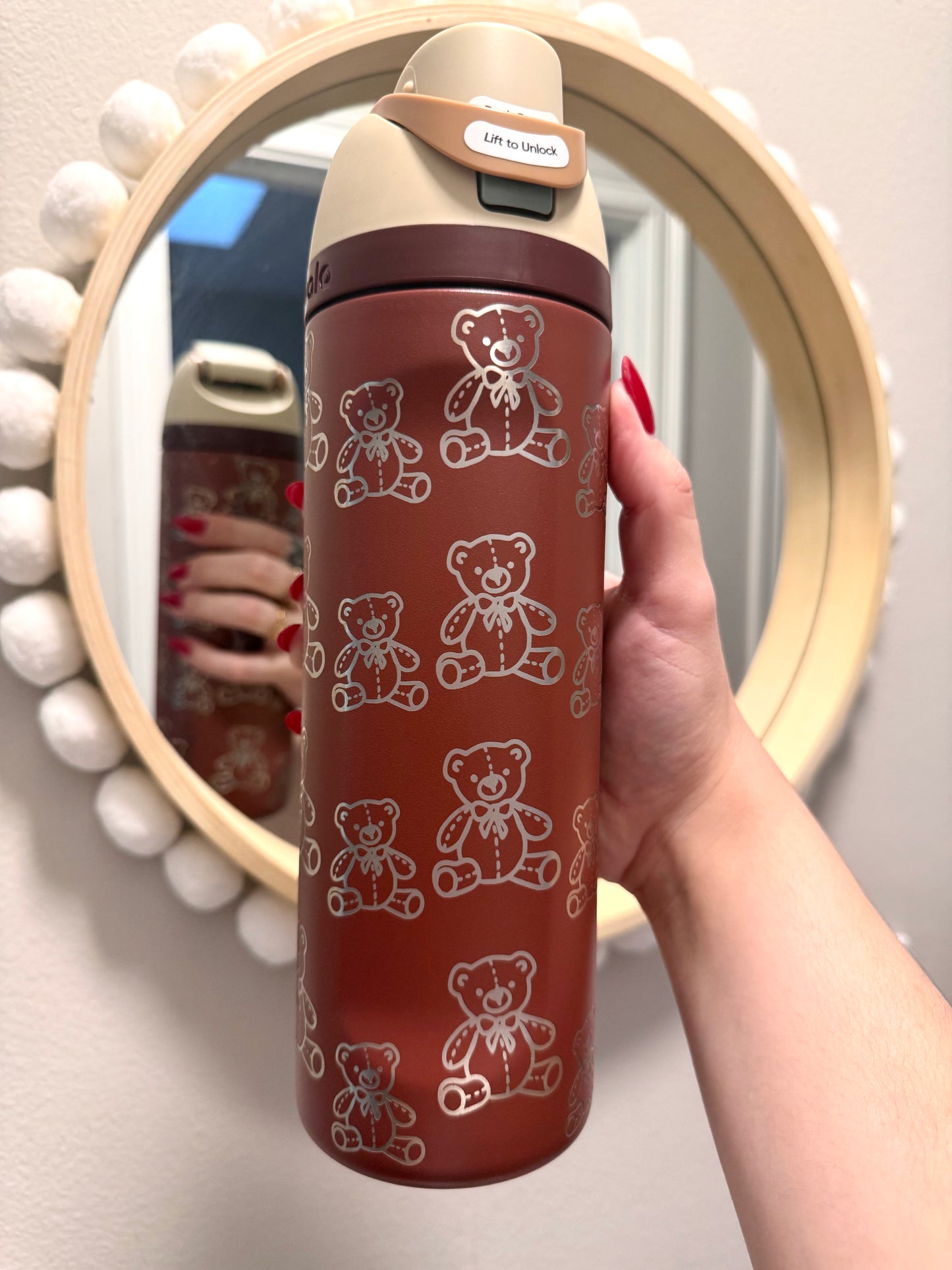 Ready to Ship Engraved Owala, Teddy Bears 24oz