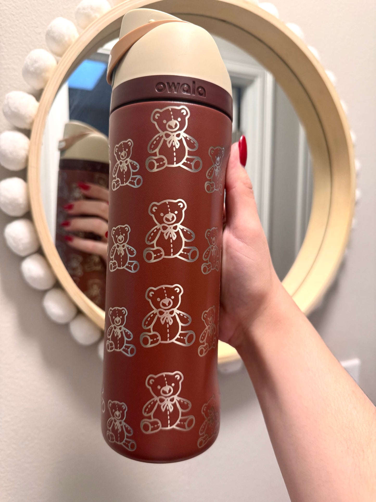 Ready to Ship Engraved Owala, Teddy Bears 24oz