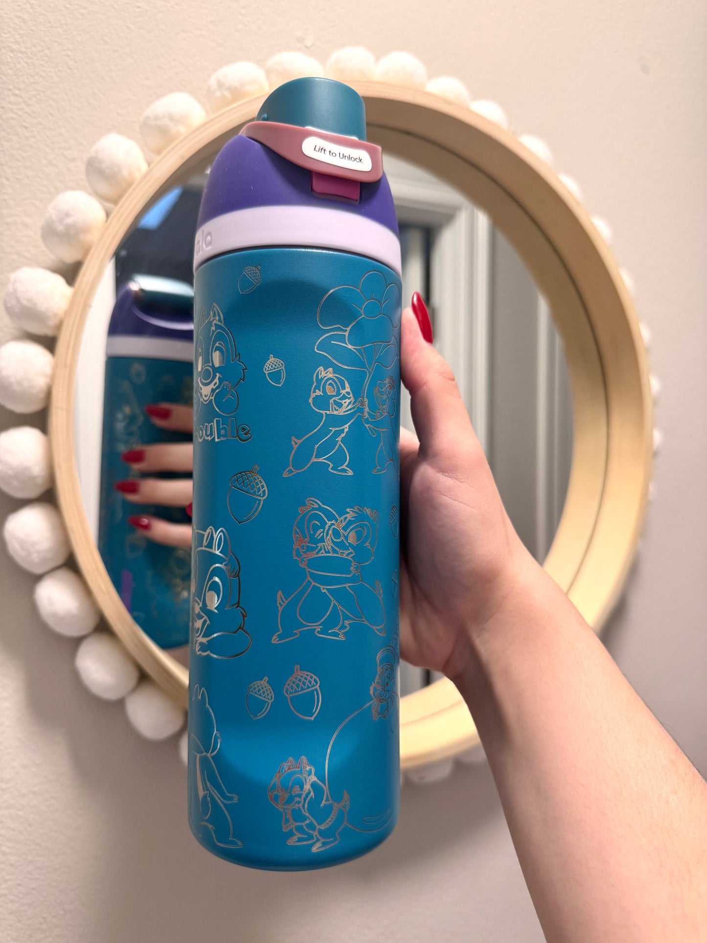 Ready to Ship Engraved Owala, Chip and Dale 24oz