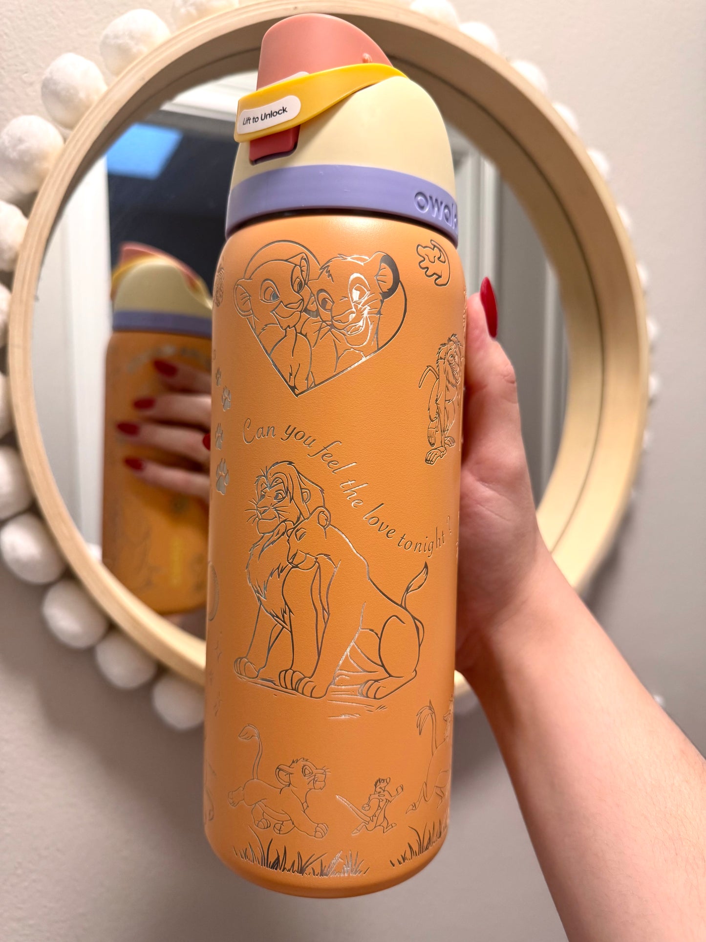 Ready to Ship Engraved Owala, Lion King 32oz