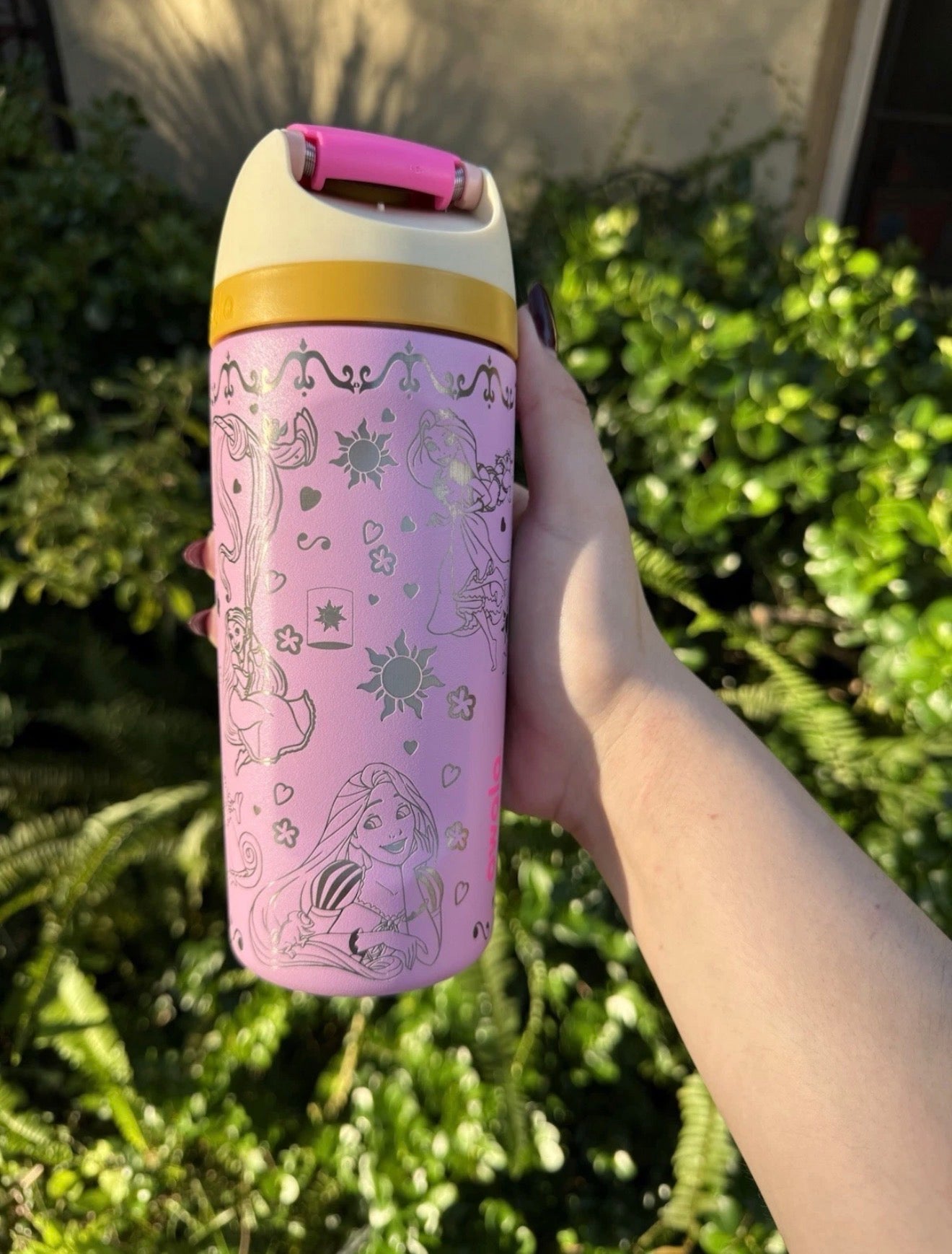 Kids Owala Tangled FreeSip 16oz, Disney Rapunzel
