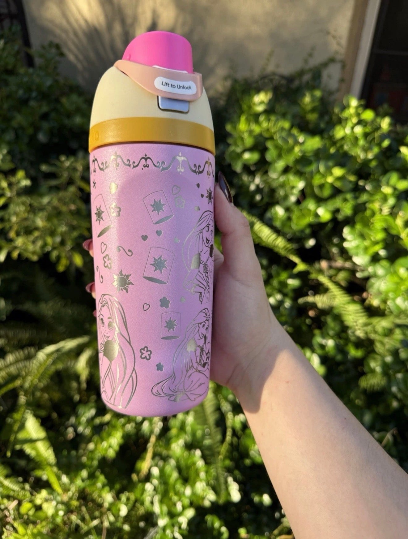 Kids Owala Tangled FreeSip 16oz, Disney Rapunzel
