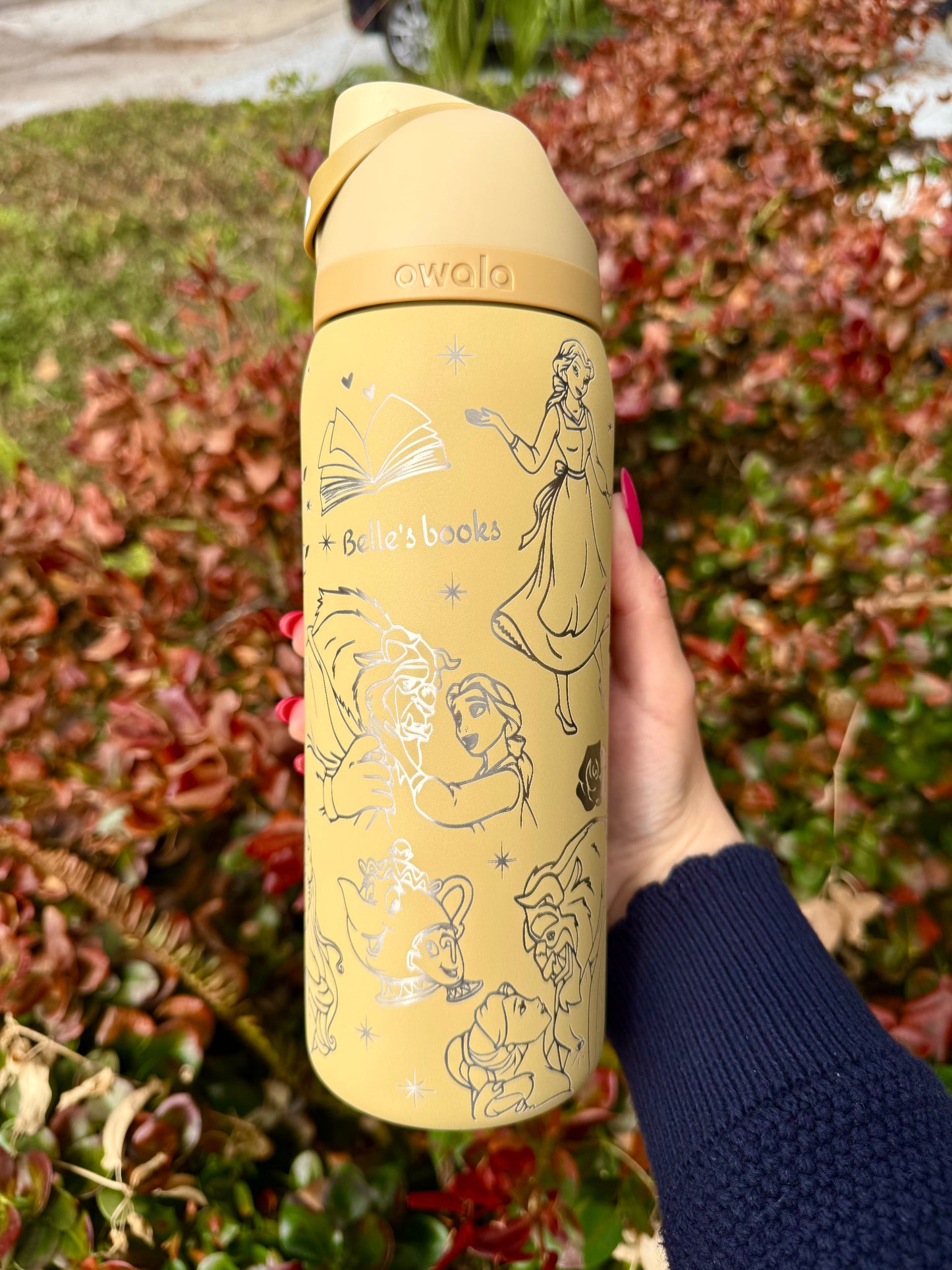 Disney Belle Owala FreeSip 32oz Beauty and the Beast, Autumn Vista