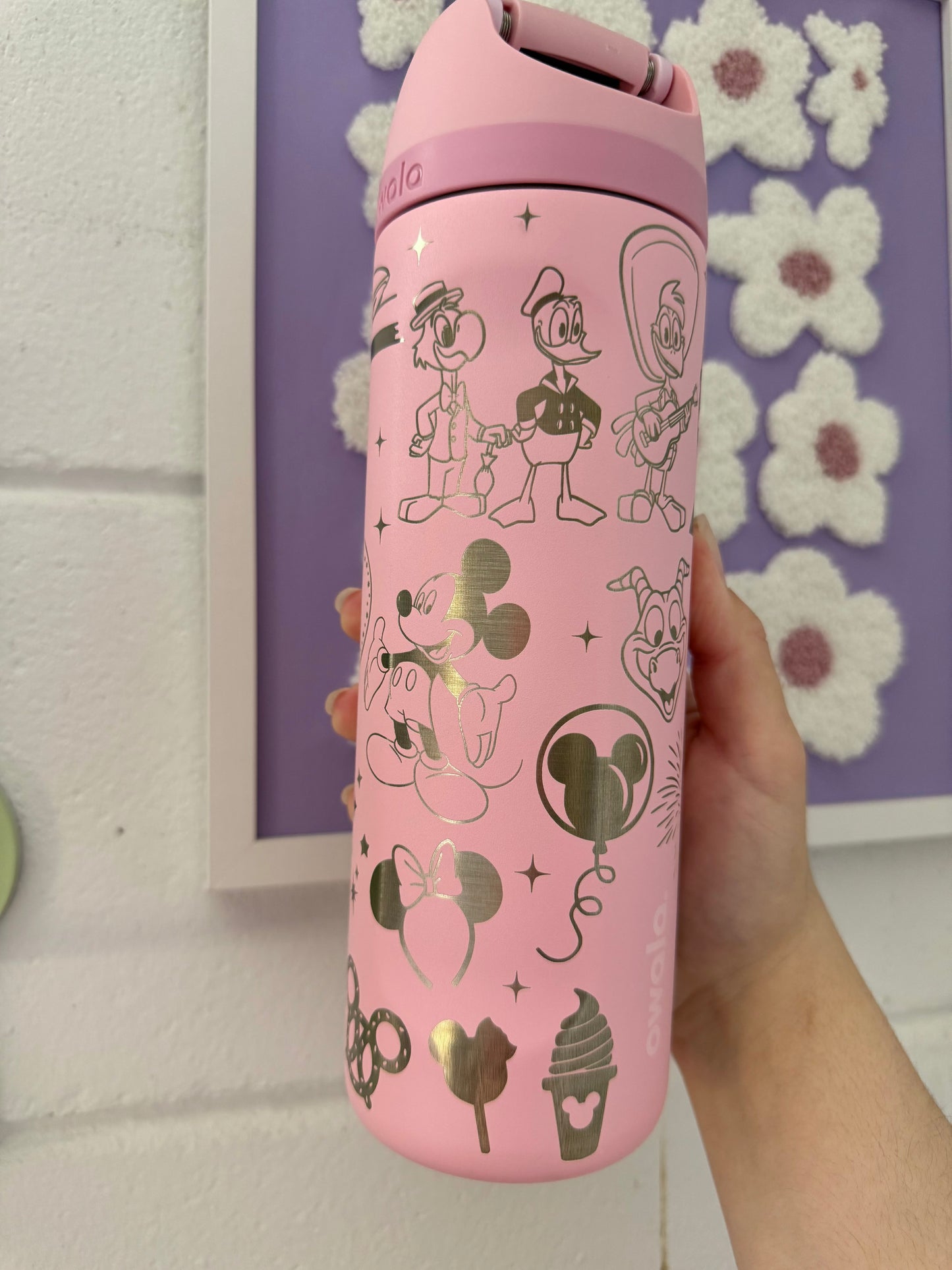 Cast Member Custom Design Engraved Owala Free Sip