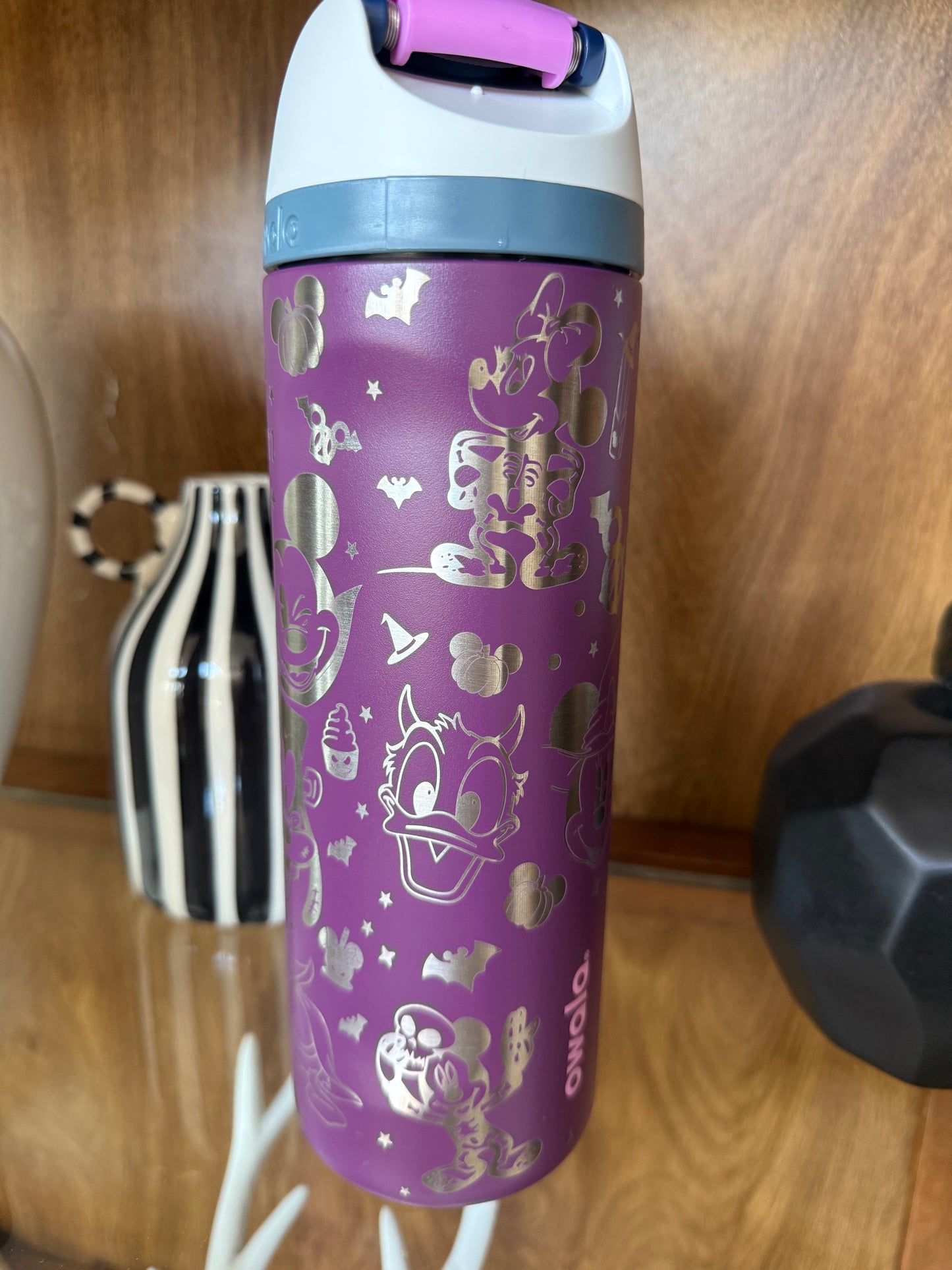 Disney Halloween Engraved Owala, Boo to you!