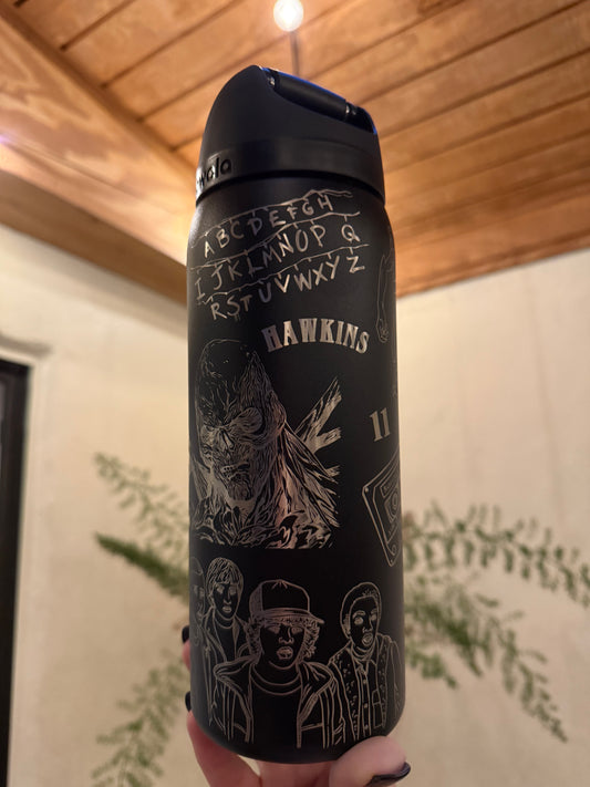 Stranger Things Owala Engraved Free Sip, 32oz