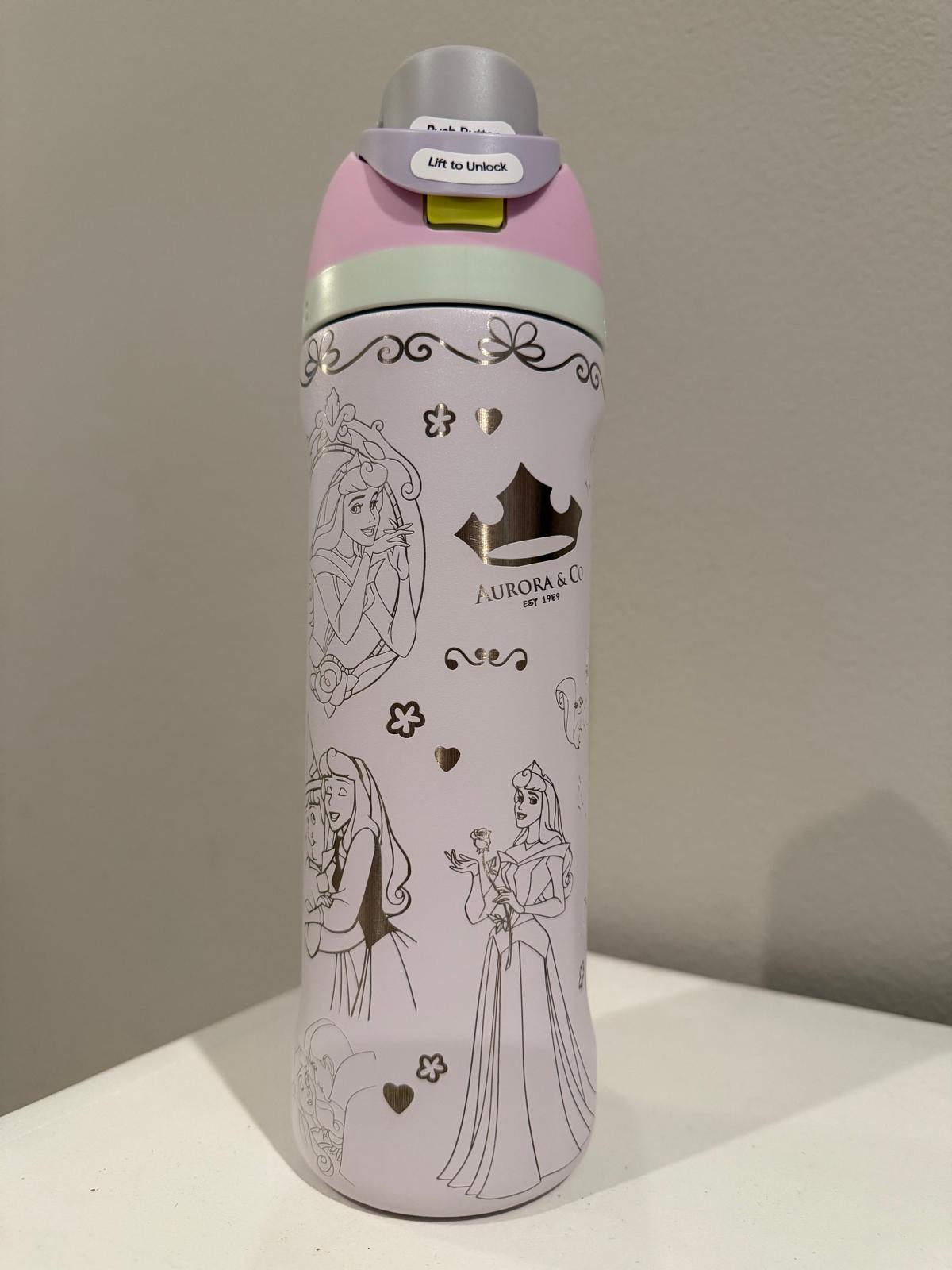 Sleeping Princess Princess Engraved Owala FreeSip 24oz