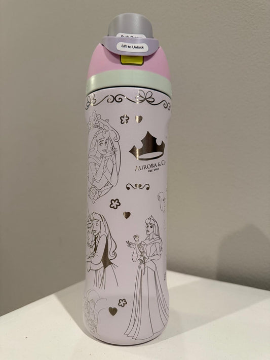 Sleeping Princess Princess Engraved Owala FreeSip 24oz