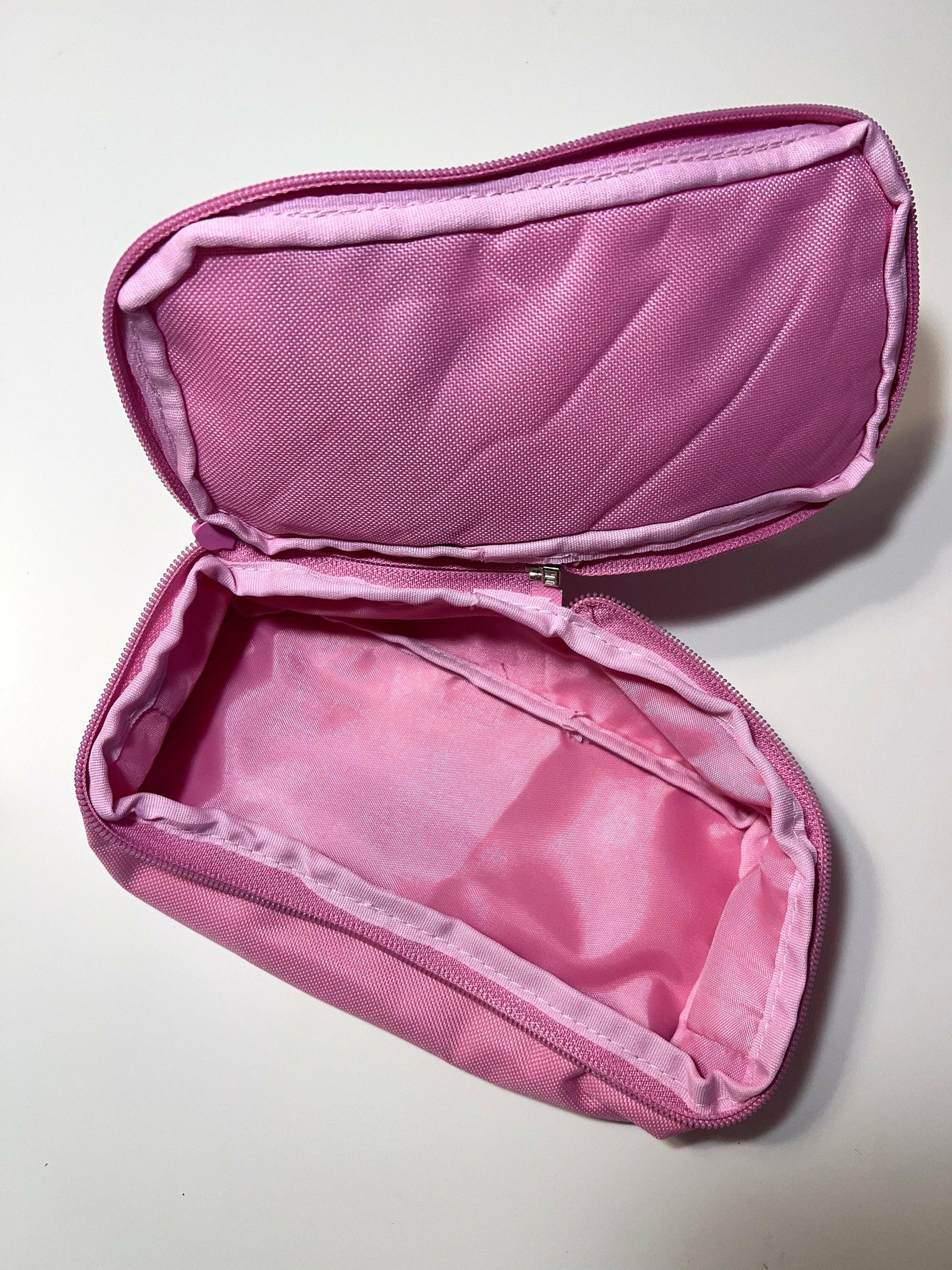 Kids Personalized Toiletry bag Disgust Inside Out Pink Custom With Your Child Name for School or Party favor, Perfect gift for girls