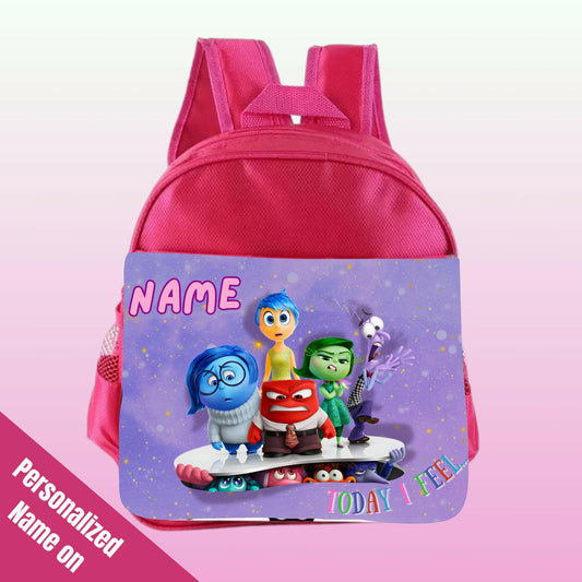Custom Name Toddler Backpack for School Personalized for Girls, Back to School Matching Water Bottle