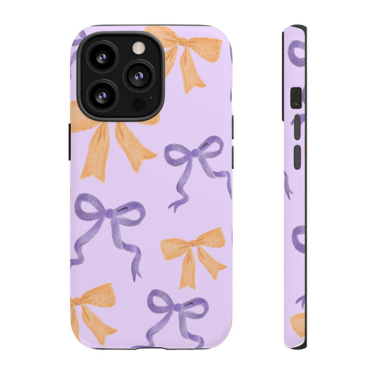 Spooky Coquette iPhone Case for Halloween (13/14/15 All variations), Matte Finish perfect Cute Halloween gift