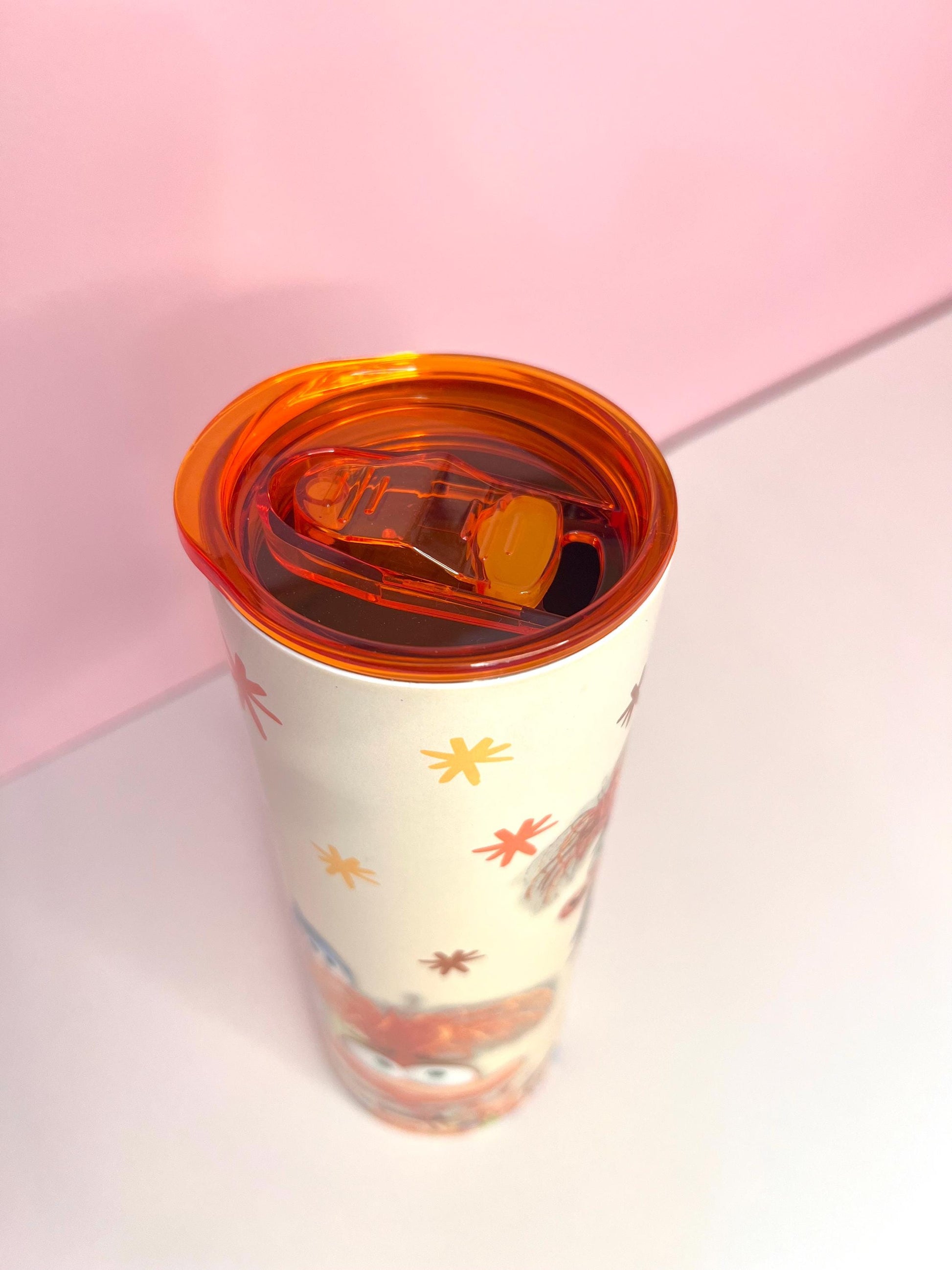 Inside Out Tumbler Anxiety 20oz Travel Cup I’m fine Emotions, Groovy Emotional Support Skinny Mug Gift Idea