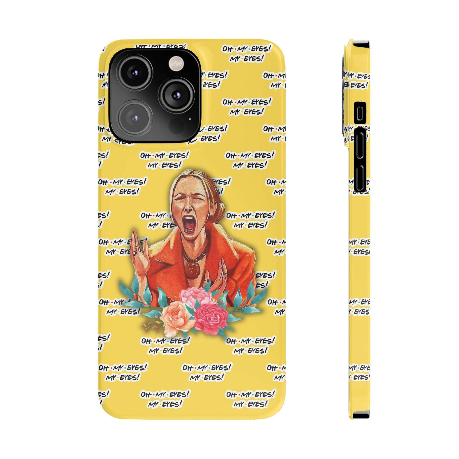 Funny Phone Case Funny "Oh My Eyes" Phoebe Phone Case – Exclusive Friends Design, Available for Multiple iPhone Sizes