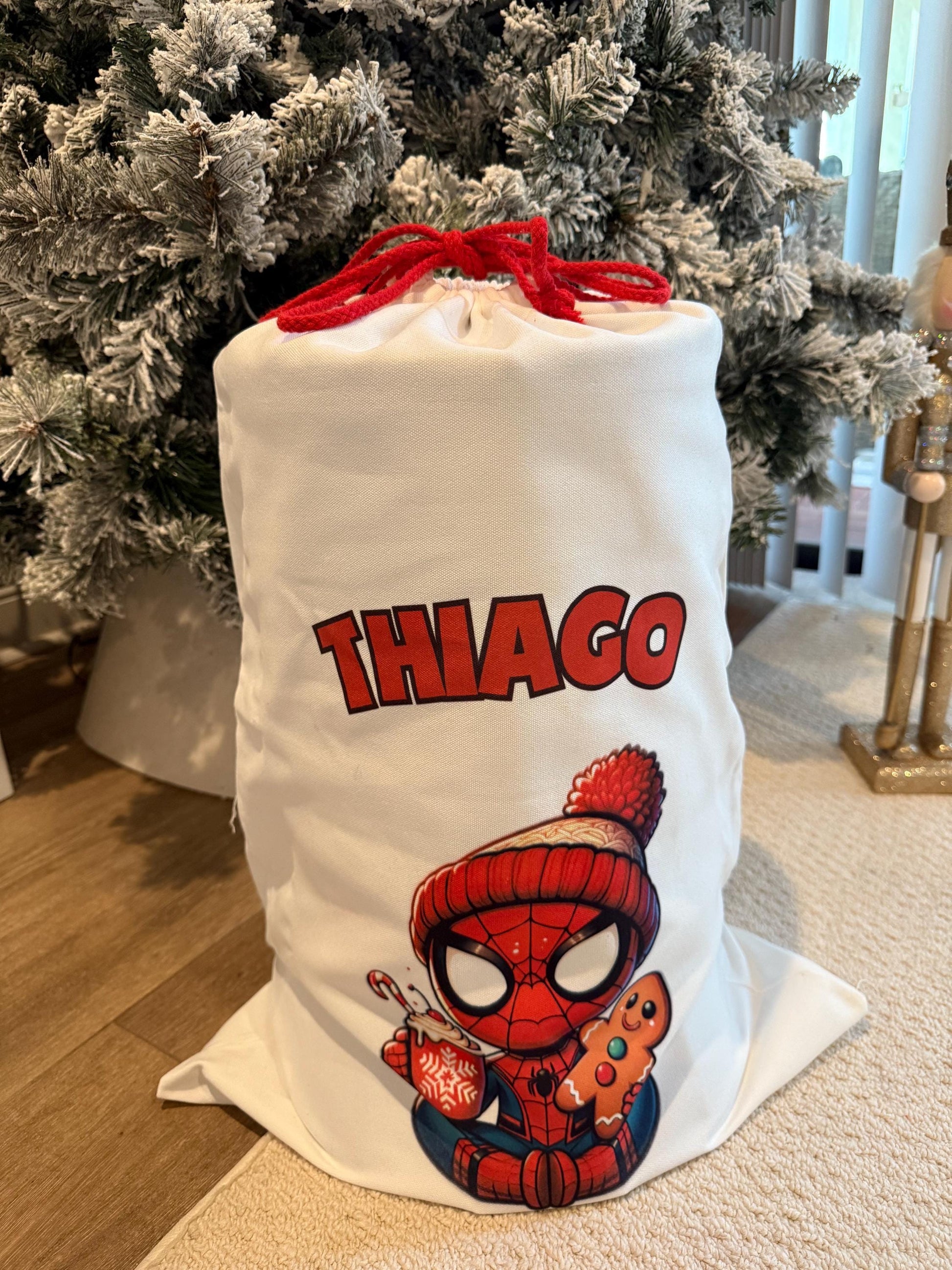 Personalized Gift Bag for Kids, Santa Sack, Christmas custom bags, Custom santa christmas bag, Personalized gift bag for kids