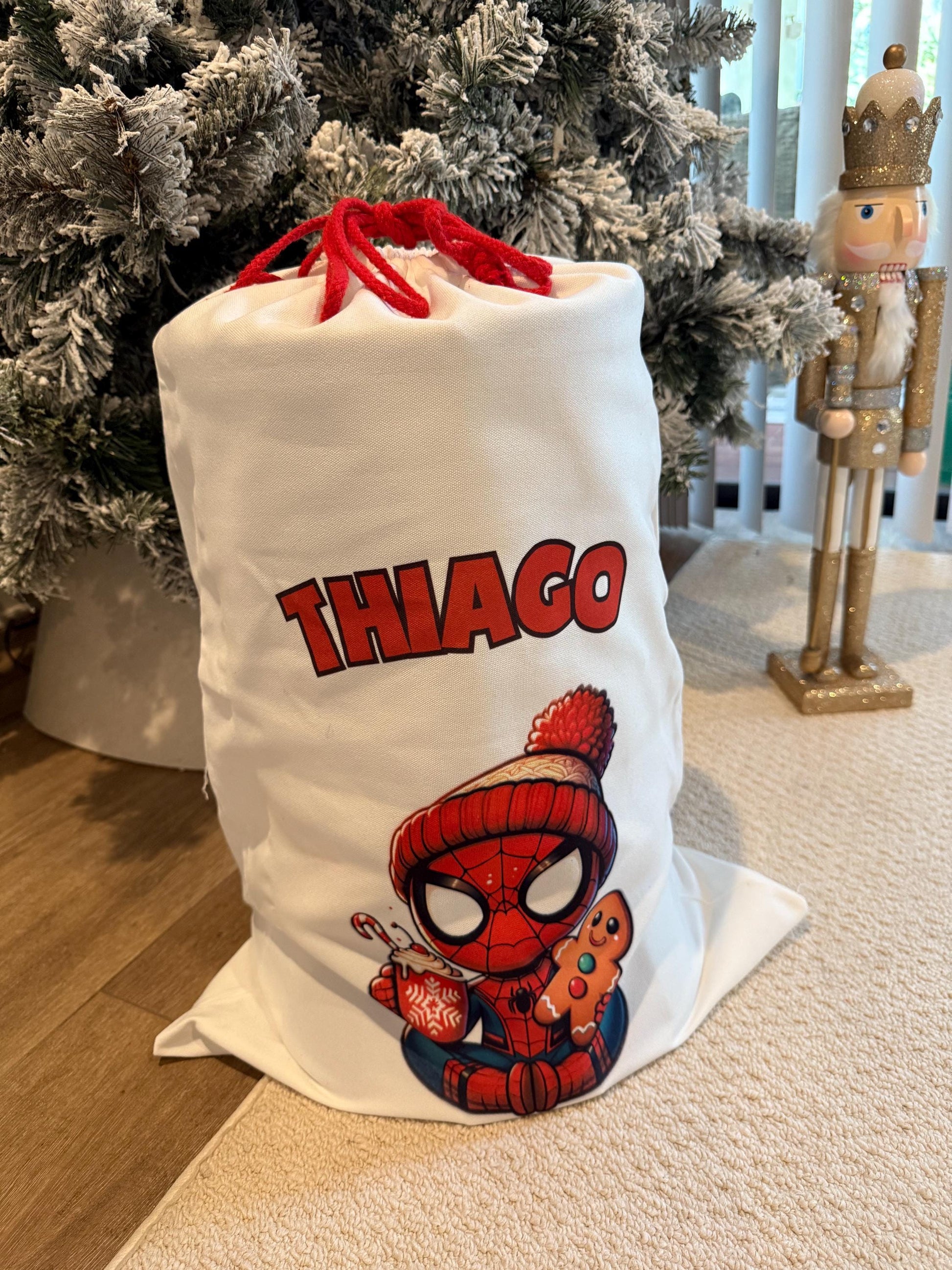 Personalized Gift Bag for Kids, Santa Sack, Christmas custom bags, Custom santa christmas bag, Personalized gift bag for kids