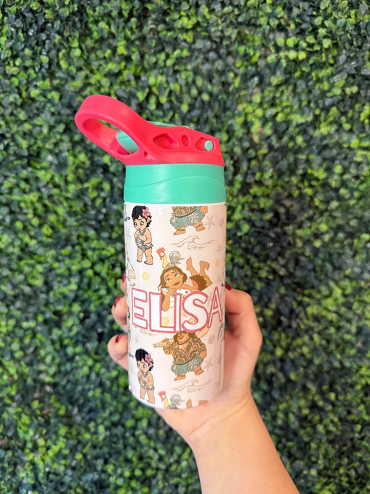 Kids Personalized Spidey and Friends 12oz Insulated Straw Cup, Custom Tumbler with Name for Back to School Spidey and Hulk Marvel Superhero
