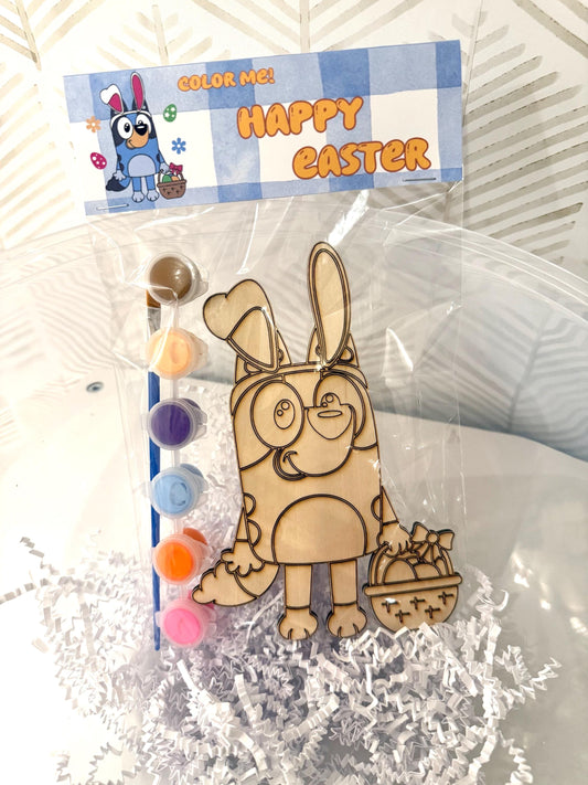 Bluey Easter Basket Stuffer, Easter gift for kids, Painting kit for kids, Easter for school, Coloring Kit
