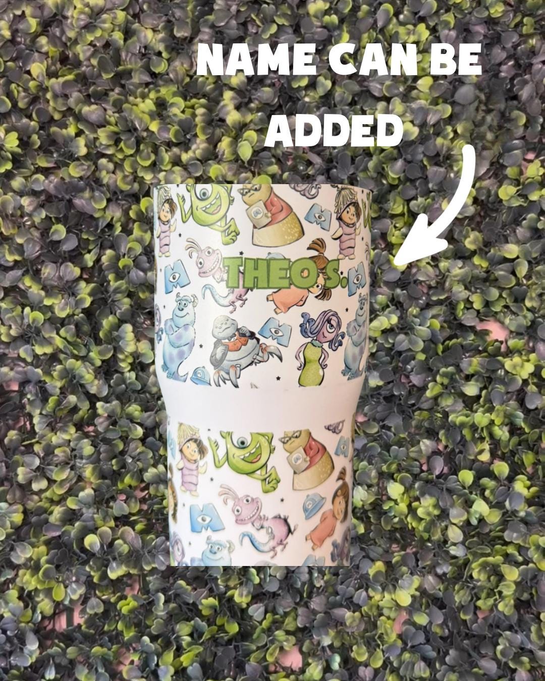 Kids Tumbler 20oz Cup with Handle, Monsters Inc Water Bottle, Sullivan Mike Wazowski tumbler, perfect Birthday Gift