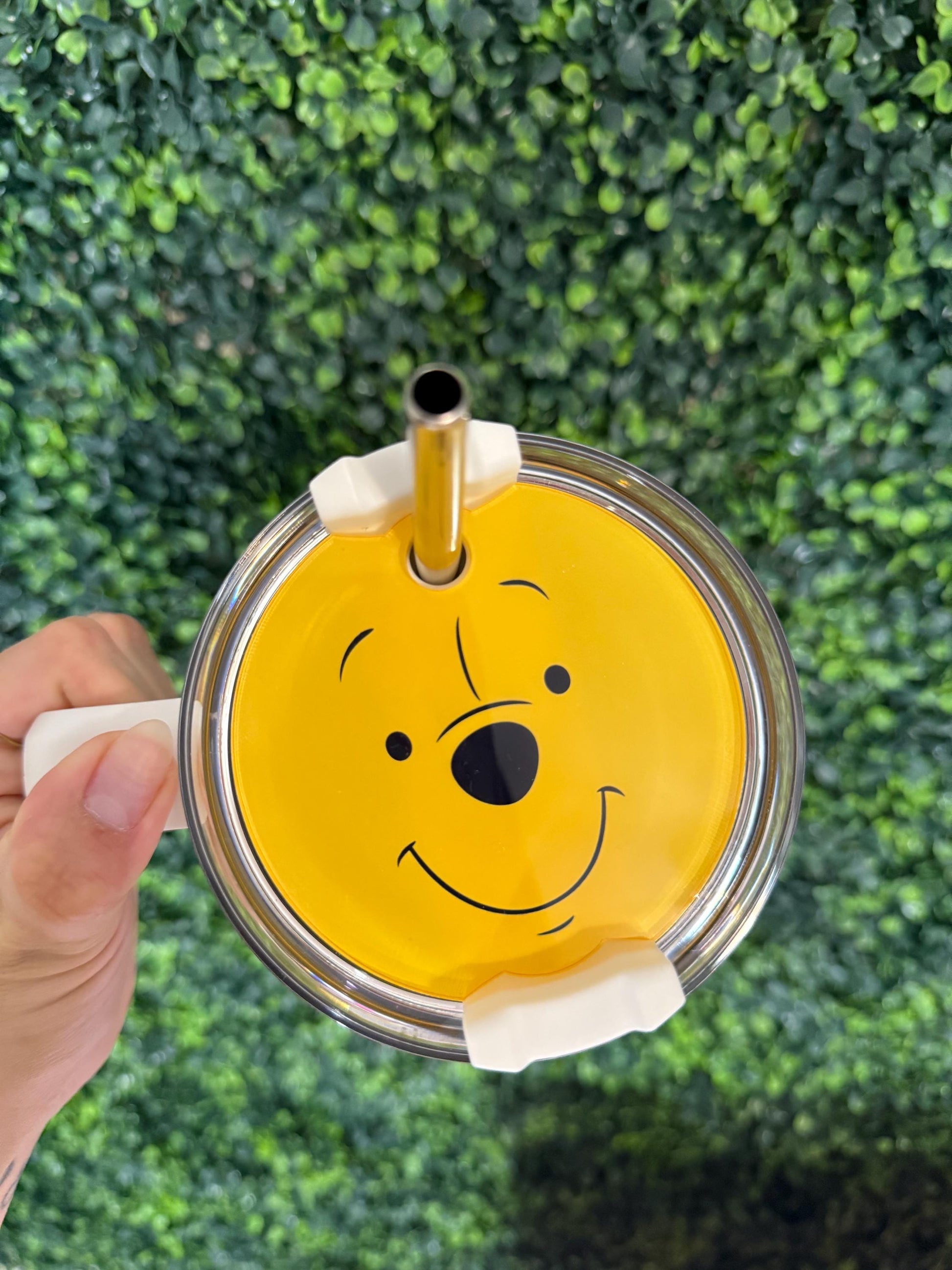 Winnie the Pooh, Tumbler 40oz, Stainless Steel Cup with Handle, Bear Water Bottle, Pooh bear, perfect gift for her