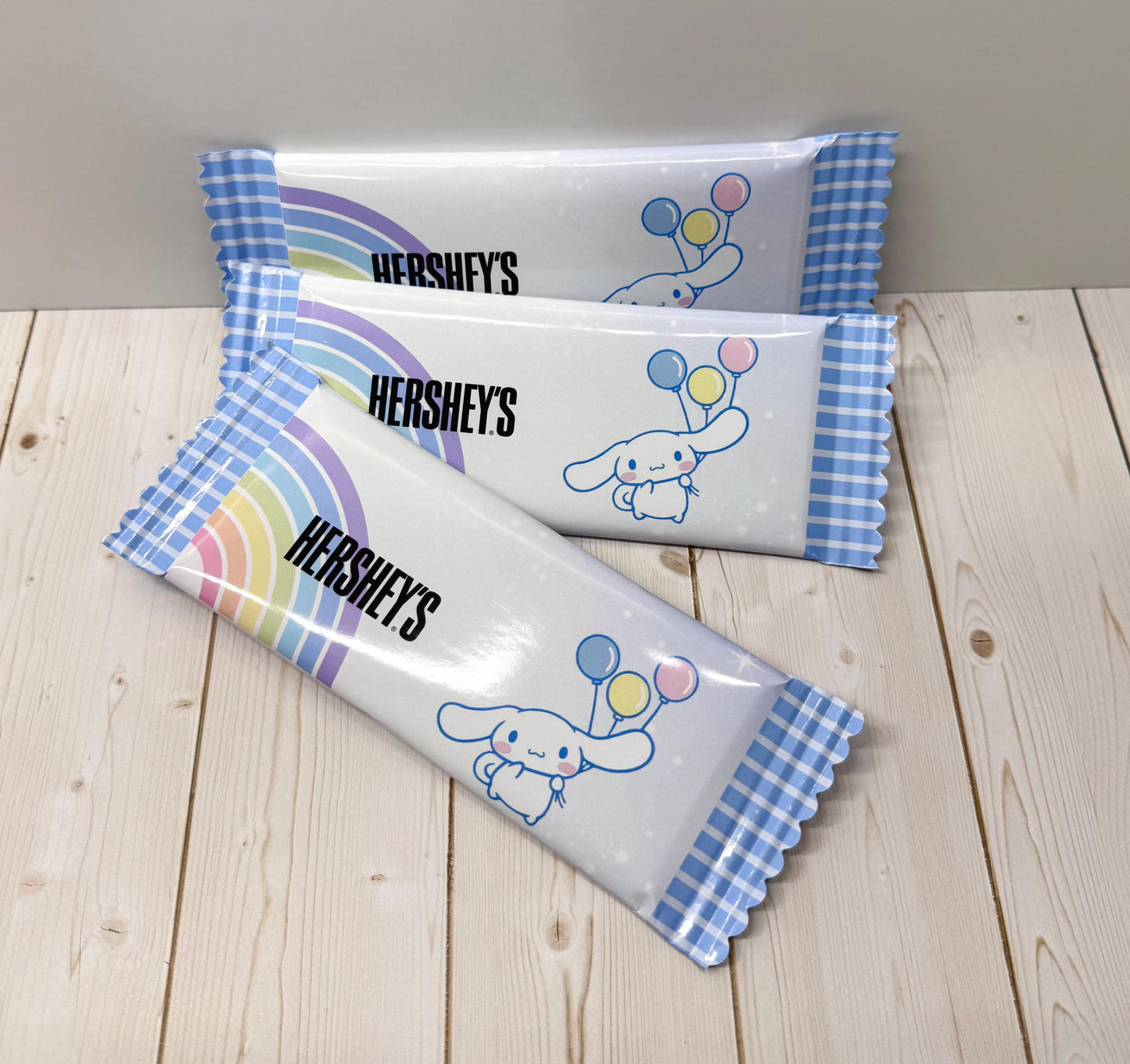 Cinnamon roll Birthday Party Chocolate Bars Bundle of Personalized Chocolate Bars 1.5oz Kawaii Party favor, Birthday Tabletop decoration