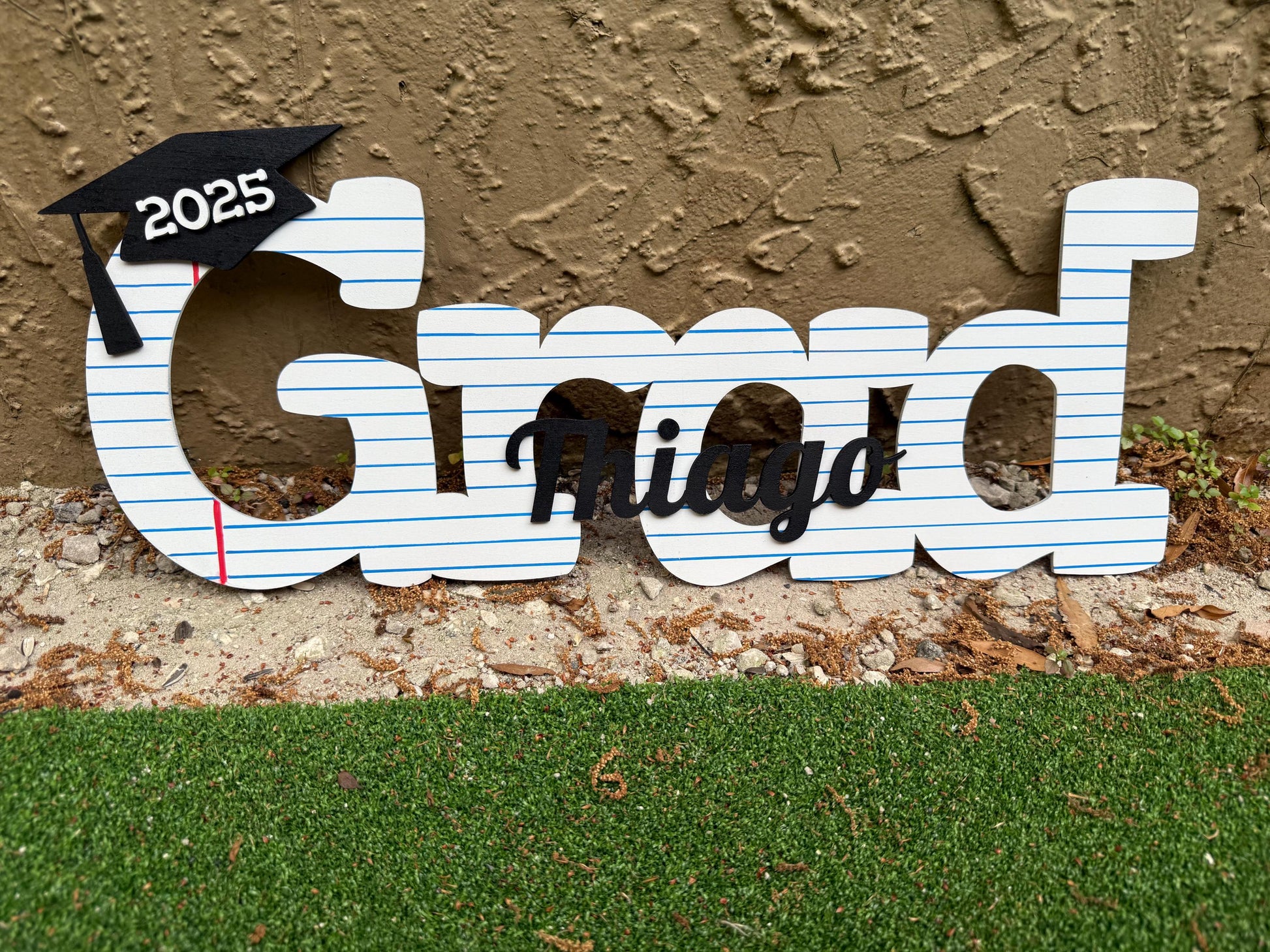 Graduation Gifts Kindergarten Grad name sign 2025 2026 Kids Graduation Party decorations Custom Name Sign Graduation Gift For Grandson