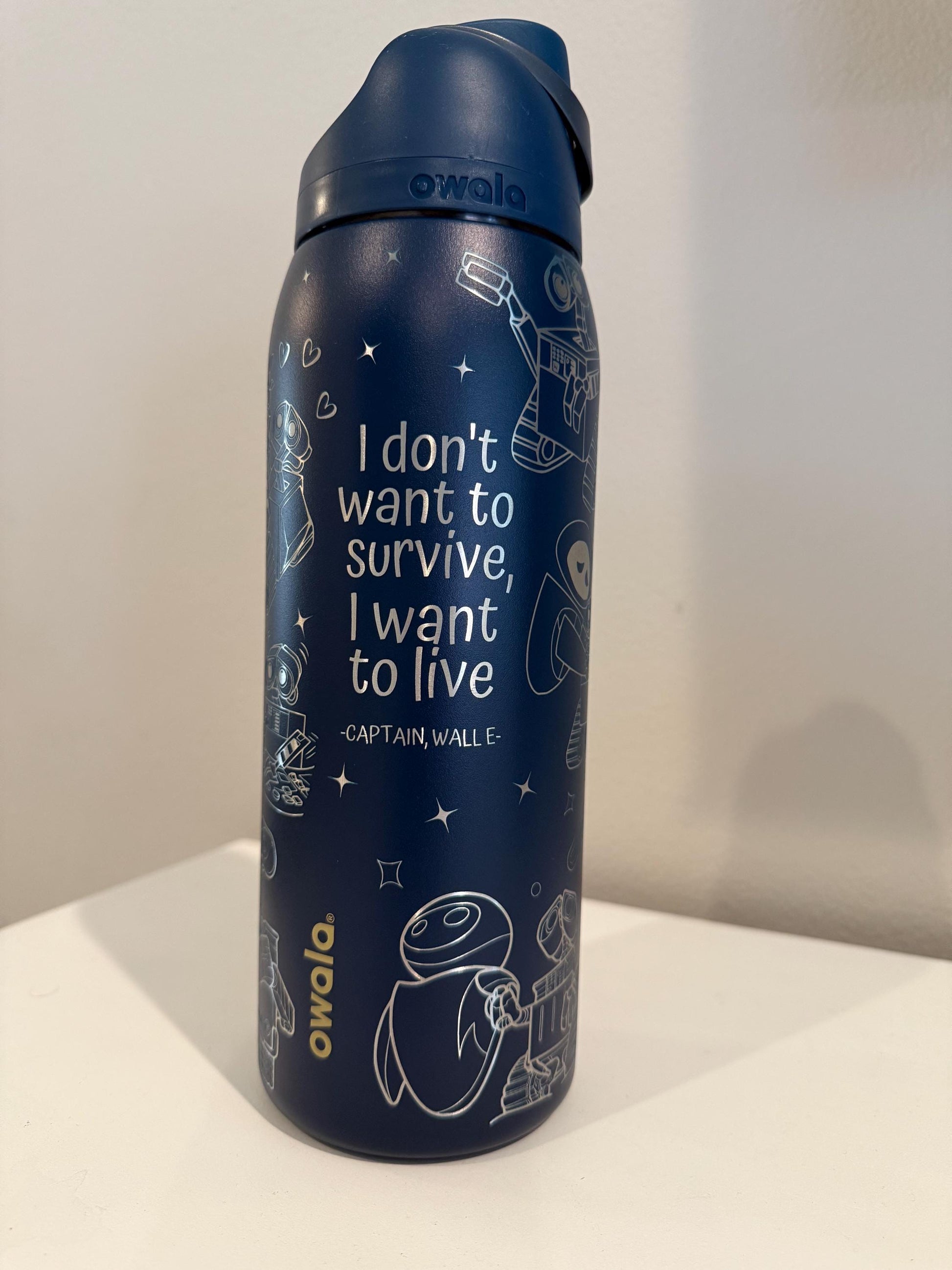 Custom Engraved Owala, Engraving on your pre-owned Owala FreeSip, Full wrap engraving, Engraved tumbler
