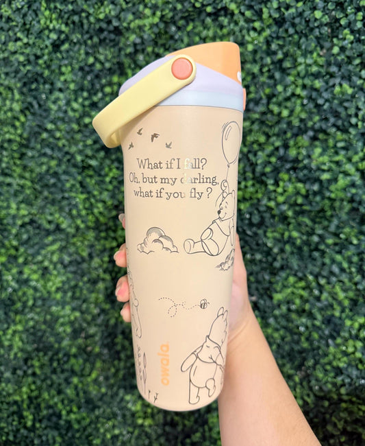 Custom Engraved Owala, Disney Winnie the Pooh, 30oz Free Sip Sway, Laser Engraved, Pooh bear Tumbler, Disney engraved gifts, Pooh & Friends