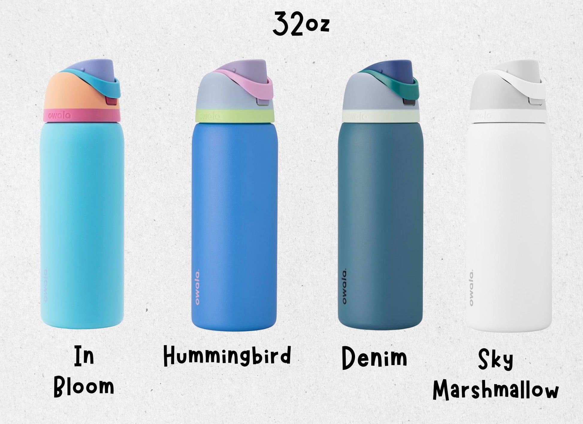 Custom Engraved Owala, Bluey Bingo, 32oz Free Sip Owala Park Day, Engraved tumbler, Bluey Mom Bluey Dad Disney gift, Bunny Floppy, Grannies