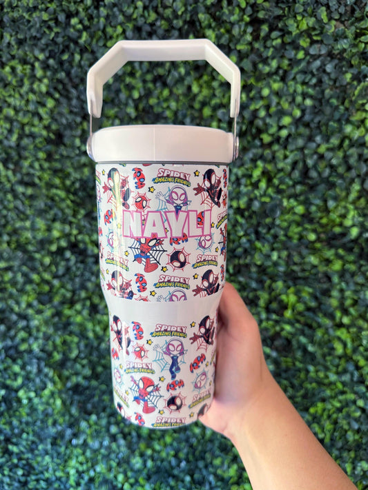 Spidey and Friends 20oz Tumbler for Kids, Personalized
