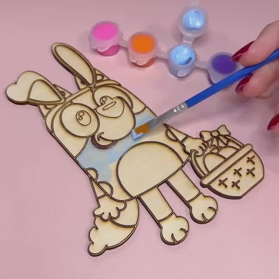 Bluey Easter Basket Stuffer, Easter gift for kids, Painting kit for kids, Easter for school, Coloring Kit