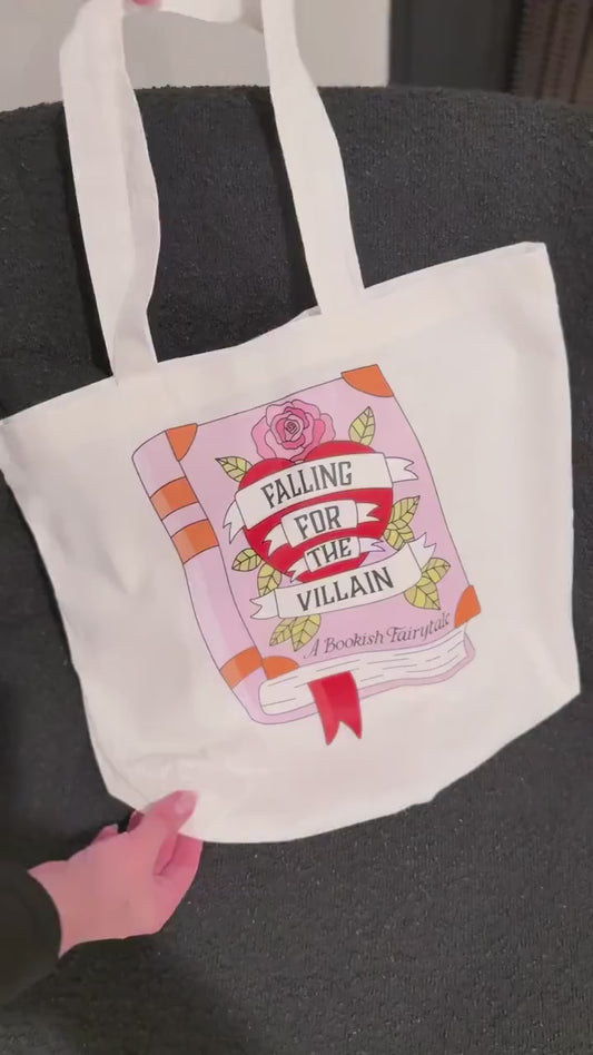 In My Villain Era Tote, Villain Shopping Tote, Dark Romance Book Club, Funny Gift for readers, Reusable shopping tote, Bookworm gift