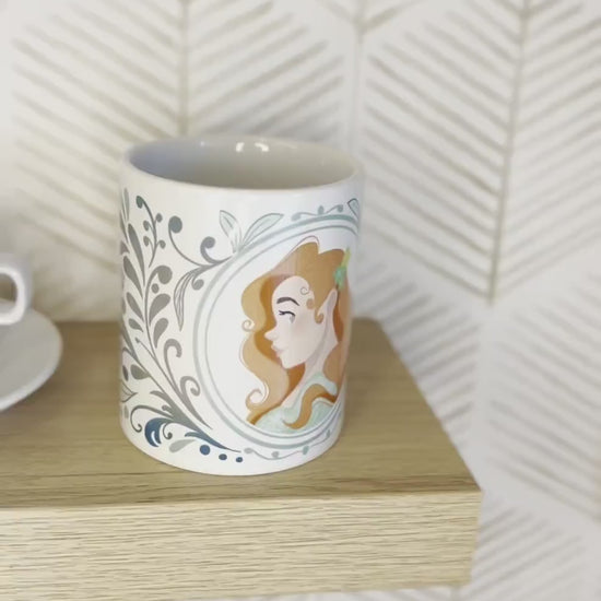 Lady Whistledown Mug, 11oz society paper Penelope Bridgerton gift, bridgerton cup spill the tea coffee mug dearest gentle readers