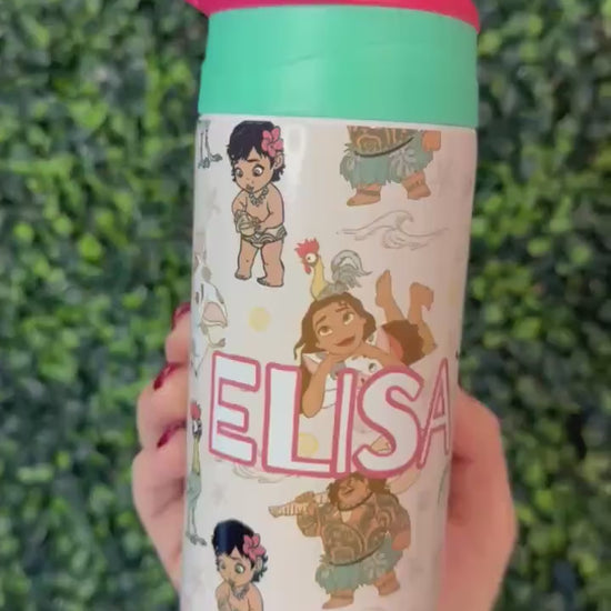 Kids Personalized Spidey and Friends 12oz Insulated Straw Cup, Custom Tumbler with Name for Back to School Spidey and Hulk Marvel Superhero