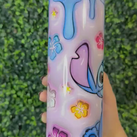 Stitch 20oz Tumbler, Stitch Gift, Personalized Tumbler, Stainless Steel Tumbler, Cute Alien, Lilo and Stitch, perfect gift for her