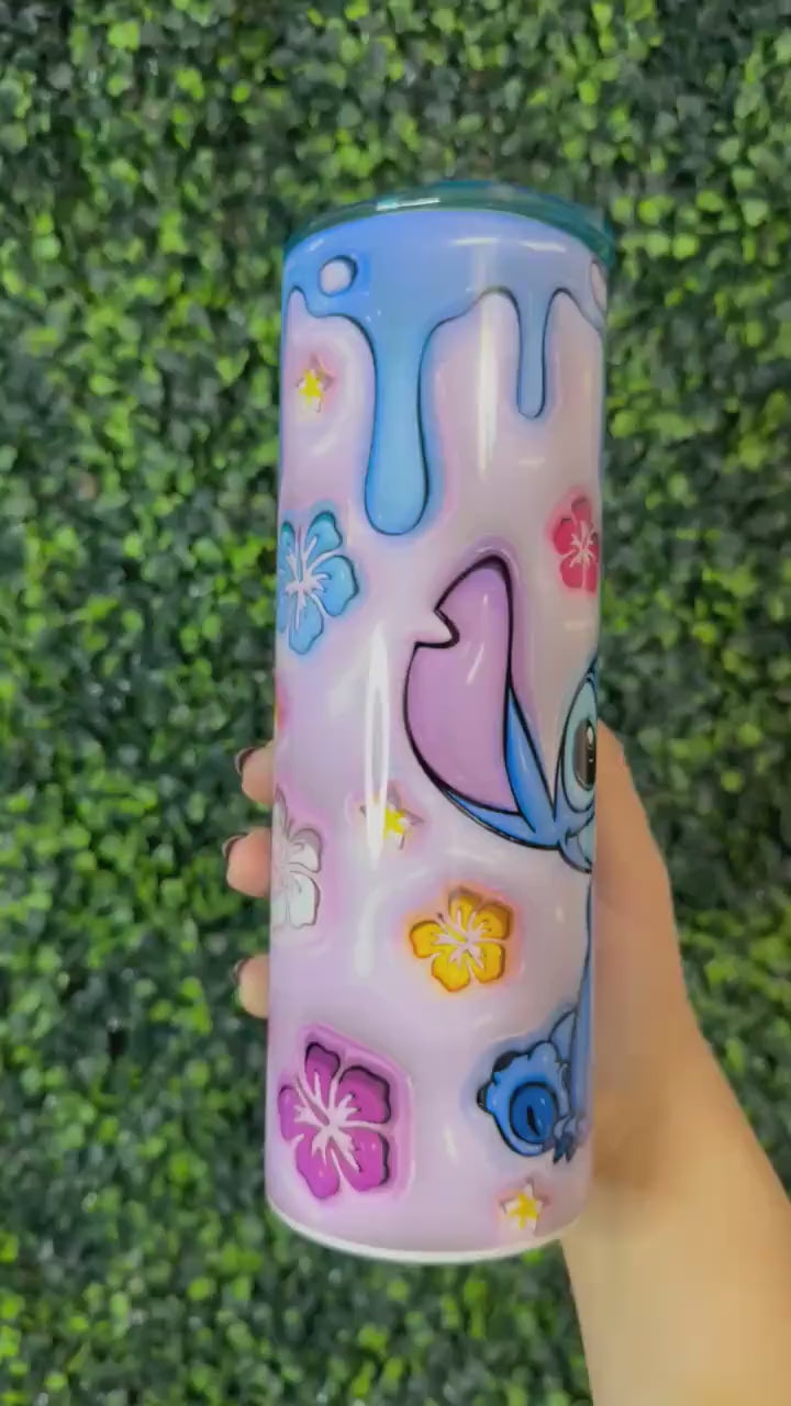 Stitch 20oz Tumbler, Stitch Gift, Personalized Tumbler, Stainless Steel Tumbler, Cute Alien, Lilo and Stitch, perfect gift for her