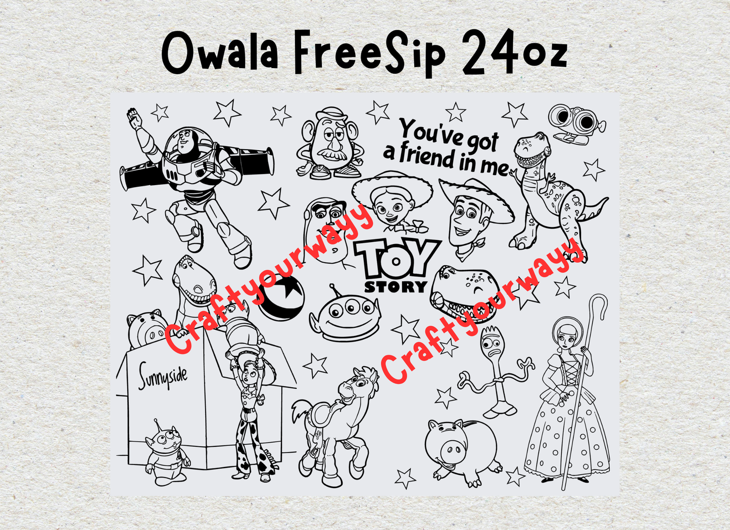 Toys Engraved Owala Free Sip 24oz